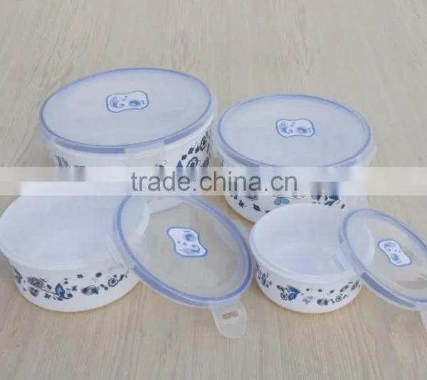 5 Set Plastic Round Shaped Storage Container Set photo-5