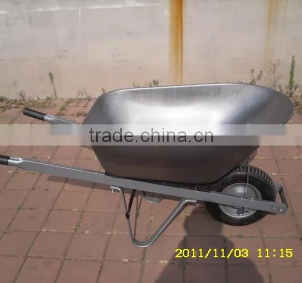 Galvanized European Garden Transport Cart Cheap Wheel Barrow photo-3