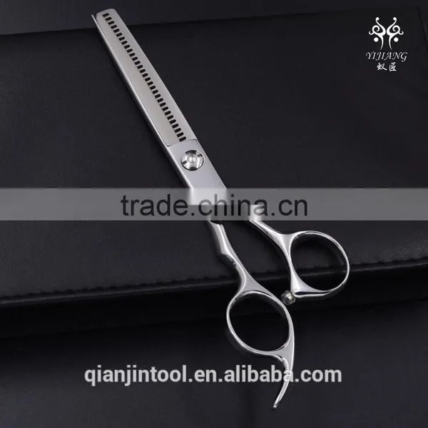 17 cm Straight Hair Scissors Blunt Pinking Shear Diamond Salon Metal Hair Cutting Shears Hair Shear/scissors photo-2