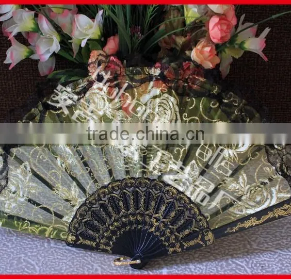 Promotional and Wholesale Plastic Lace Fan photo-2