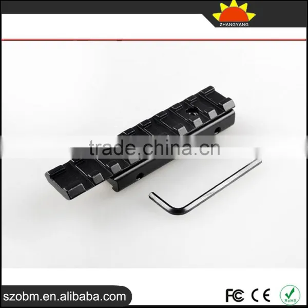 D0012 21mm Aluminum Alloy Tactical Flashlight Scope Mount Rail Weaver