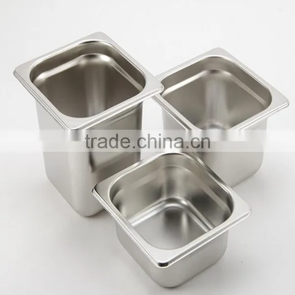 Stainless Steel Regular Food Container 1/2Gn Pan Resturant Equipment Gn Container Catering Food and Ice Cream Pan photo-3