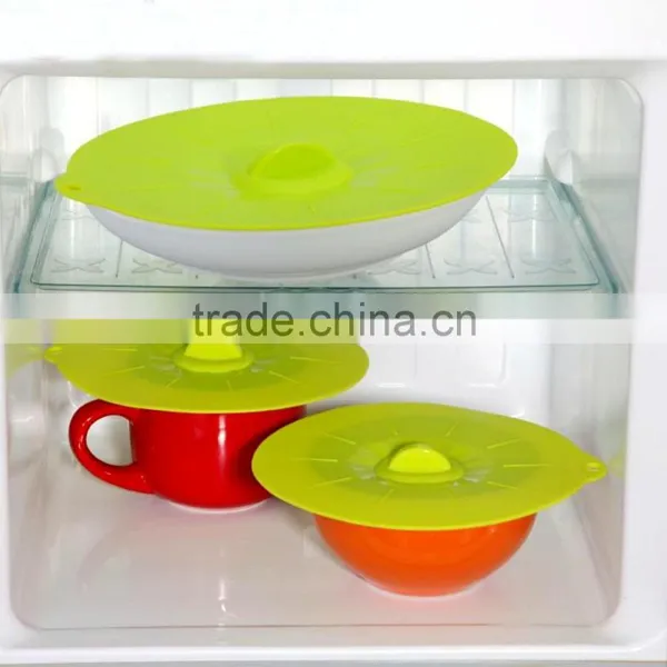 2015 LFGB Approved Top Quality Orange Silicone Small Plastic Containers Lids photo-2