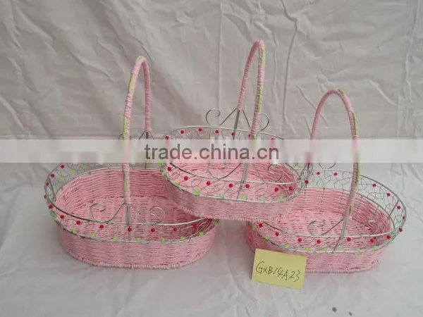 Paper Rope Storage Gift Basket photo-5