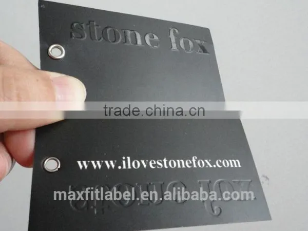 2017 China High Quality Jeans Paper Hang Tags Design photo-5