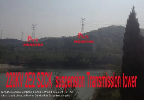 MEGATRO 220KV 2E2 SZCK Suspension Transmission Tower photo-2
