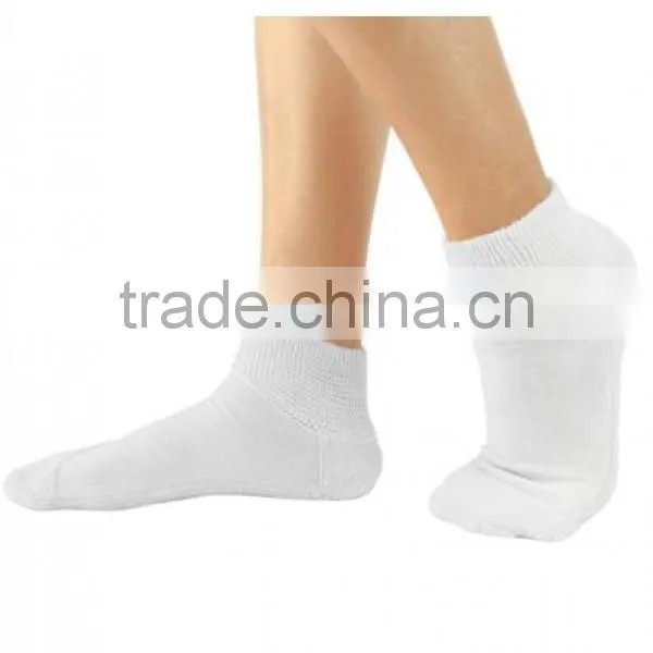Gel Bamboo Charcoal Low Cut Sole Padded Diabetic Sock photo-2