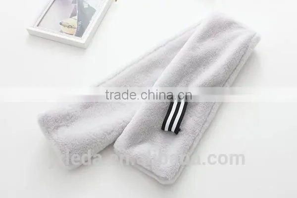 100%cotton Thick Warm Pullover Hoodie With Scarf photo-3