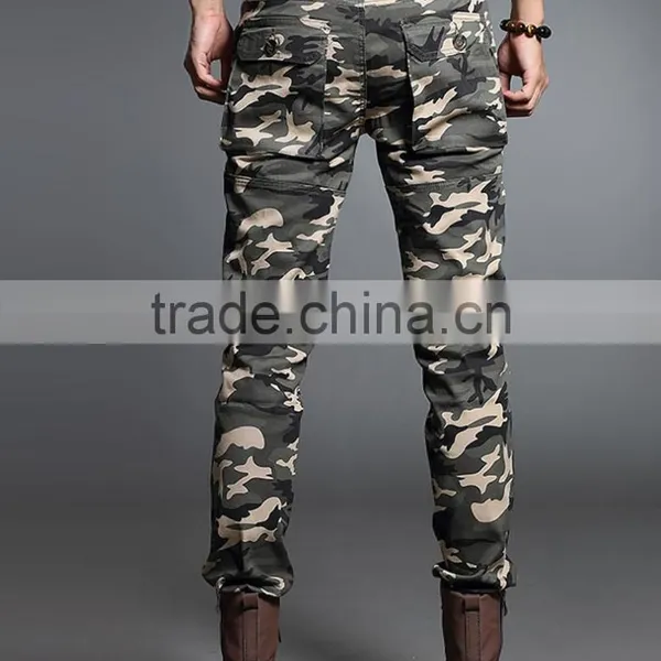 Hot Sale Custom Mens Track Jogger Military Cargo Pants Cheap Casual Skinny Army Trousers photo-3