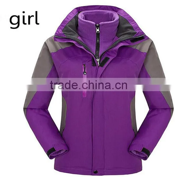 2017 Outdoor Jacket Long Sleeve Waterproof 3-in-1winter Jackets for Women photo-4