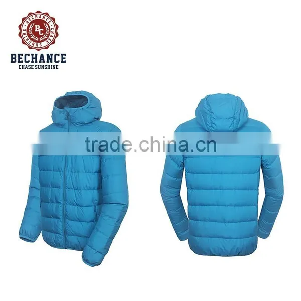 H1054 Ultralight Down Jacket for Men Hooded Warm Wearing Winter Coat photo-2
