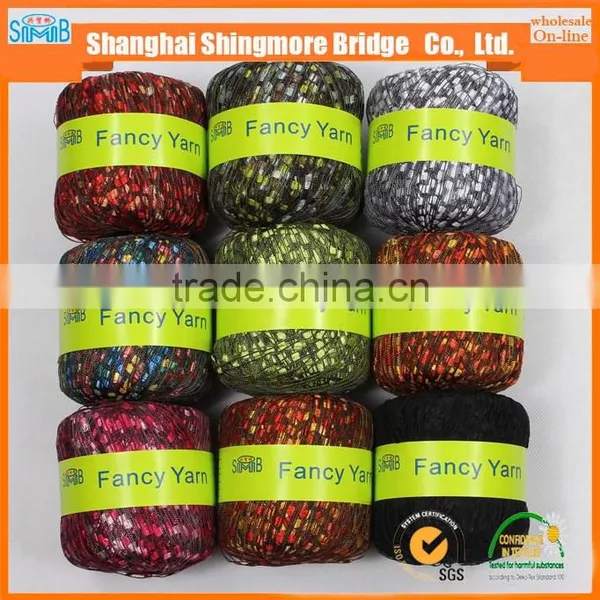 China Knitting Yarn Supplier Cheap Wholesale Fancy Ladder Yarn Necklace Yarn photo-6