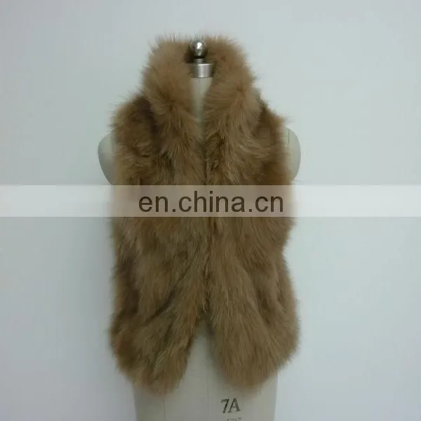 2013 Fox Fur Stand Collar Vest photo-2