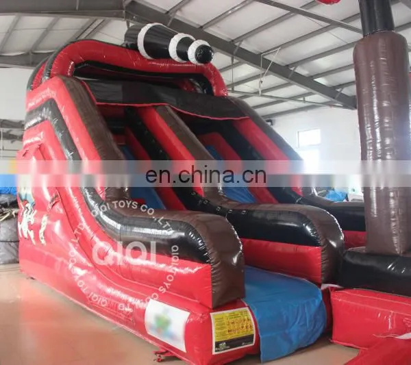 QIQI Pirate Inflatable Water Slides With Pool Gaint Inflatable Water Slide on Sale photo-2