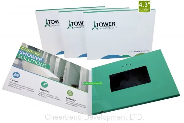 Customized 2.4,2.8, 4.3, 5, 7, 10″ Digital LCD Video Greeting Card/advertising Video Brochure/video Card Module photo-2