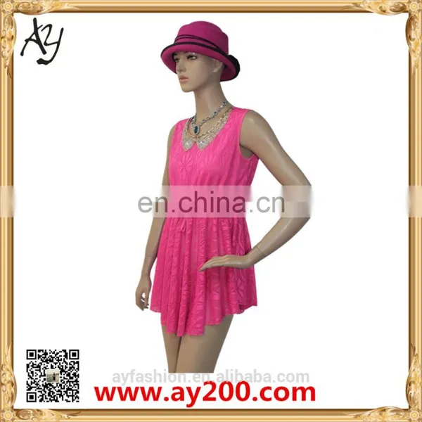 The Casual Sleeveless Style Design Women Shirt Dresses photo-2