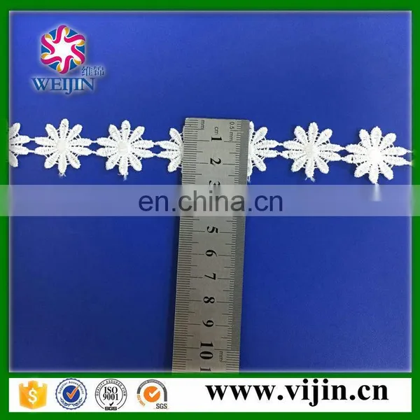 2016 New Design Chemical Lace Embroidered Wedding Lace photo-3