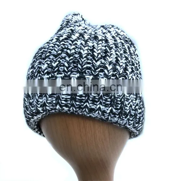 Wholesale Polyester Winter Womens Kint Beanie Hats photo-6
