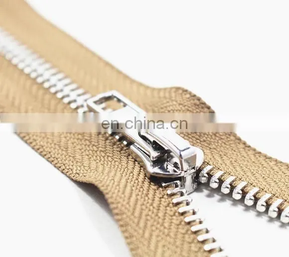 10cm-20cm 100pcs Close-End Metal Zippers With Pearl Slider, Multi-color #5 Zipper photo-4
