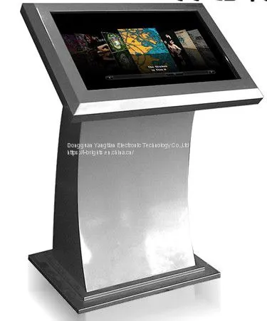 Free Standing LCD Screen Hotel Advertising Player for Hotel Display Payment Kiosk photo-2