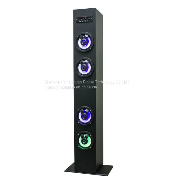 Bluetooth Wireless Tower Speaker Outdoors Home Style Powered Speaker With Color Lights photo-5