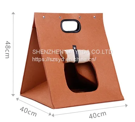 3 In1 Pet House Pet Bed Pet Carrier Felt Bed Cat Dog photo-3