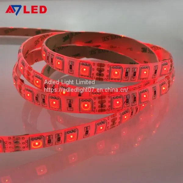 New Smd505 14.4W/m Double Side Copperplate Design Rgb Led Strip Lights 24V for Linear Lighting photo-4