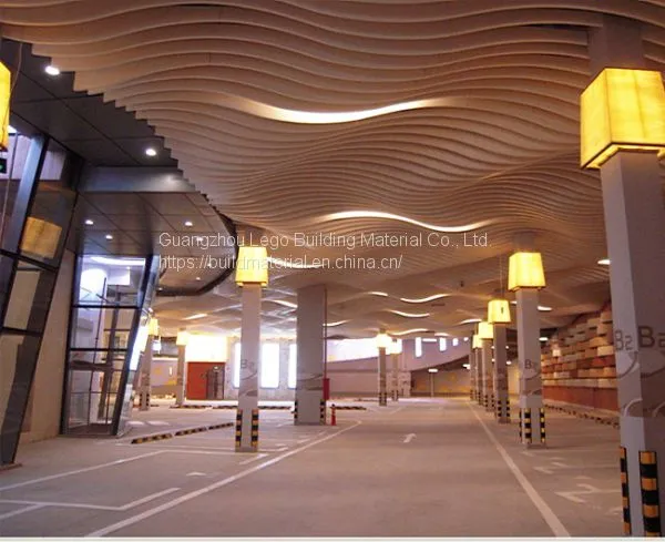 Exterior Wall Aluminum Square Pass Classical Tunnel Subway Station Order photo-2