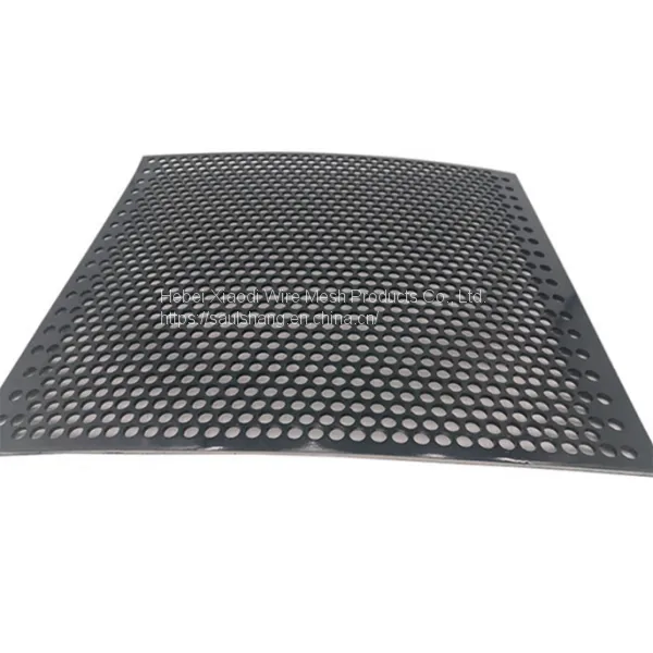 New Product Galvanized Perforated Metal Sheet Iron Wire Iron Mesh 1mm Hole Size and 2mm Hole Center Spacing photo-3