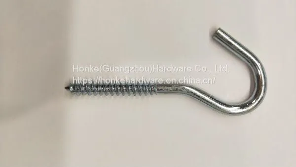 Zinc Plated Carbon Steel Wood Thread Eye Hook Screw photo-3