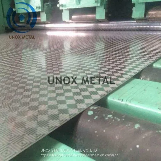 Standard 1mm Embossed 4x10 Stainless Steel Sheet Grade ASTM A240 304 Manufacturer