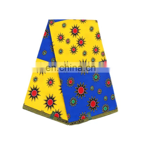 2019 High Quality 100% Cotton African Print Cotton Fabric photo-6