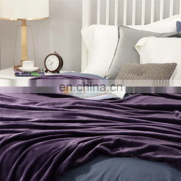 Good Elasticity Better Structural Strength Home Flannel Fleece Blanket photo-4