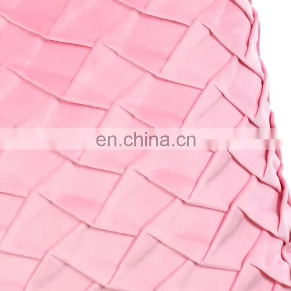 Amazon Best Seller Pink Ins Soft Velvet Wrinkle Throw Pillow Cushion For Home photo-4