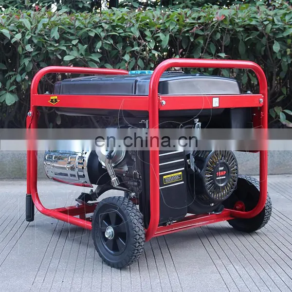 BISON CHINA 5000 Watt 3 Phase Generator Air Cooled Petrol 5kw Portable Generator photo-5