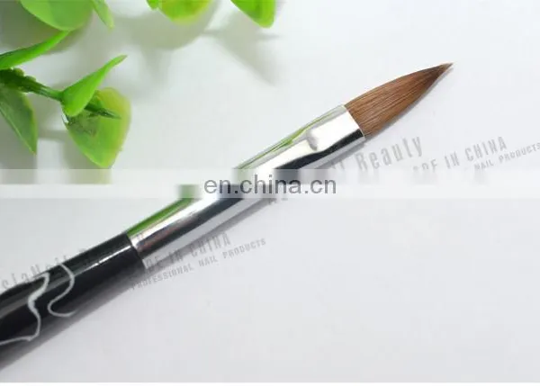 Asianail Detachable Metal Handle With Diamond Design Oval Shape Acrylic Nail Art Brush photo-2