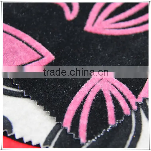 2016 New Style Sofa Curtain Upholstery Fabric Flock on Flock Fabric photo-4