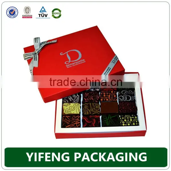 Yifeng 100% Quanlity Custom Luxury Printed Cardboard Chocolate Gift Box Packaging photo-4