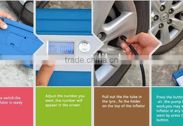 China Factory Portable Tire Inflator Manufacturer Digit Pump Air Compressor Truck photo-6