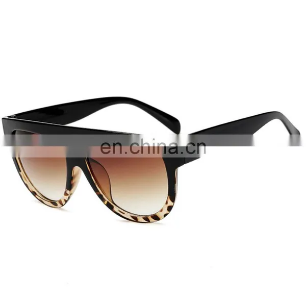 Plastic Big Frame 2020, Fashion Oversized Designer Leopard Women Sunglasses Cheap Wholesale Ladies Sun Glasses/ photo-3