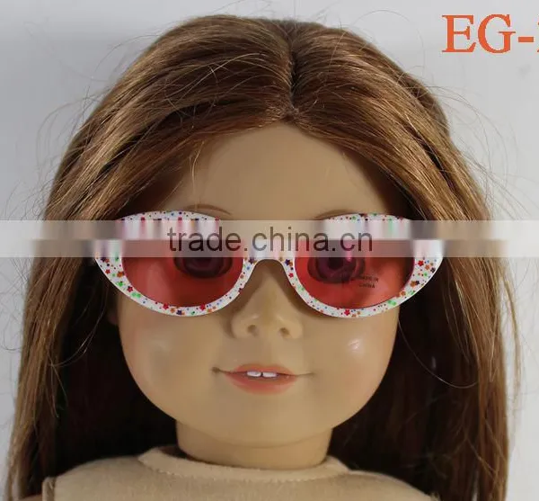 Plastic Rim EYE GLASSES Made for 18 Inch American Girl Dolls
