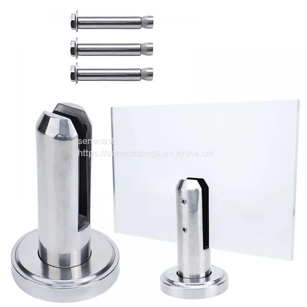 Stainless Steel Glass Spigots Clamp Glass Standoff Polish for Panel Pool Construction Hardware photo-2