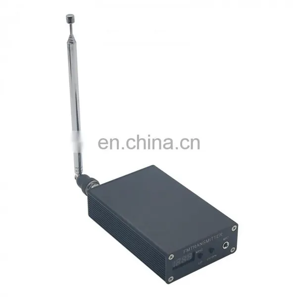 0.5W Black Audio Transmission Radio PLL Digital Wireless Headphone Stereo FM MP3 Transmitter photo-2