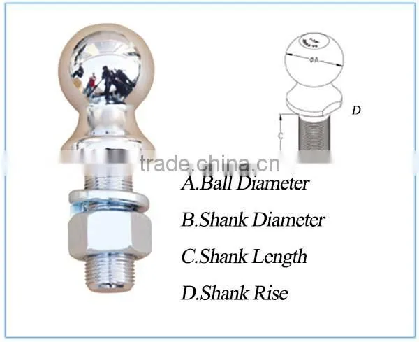 Nickel Chrome Hitch Ball Forged Europe Tow Ball photo-6