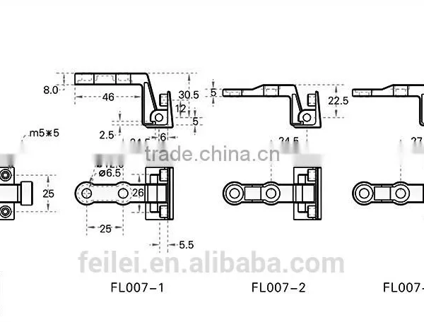 Factory Direct Seeling Industry Electric Box Hinge With Zinc Plated photo-6