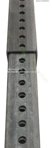Road Safety Galvanized Punched Square Sign Posts