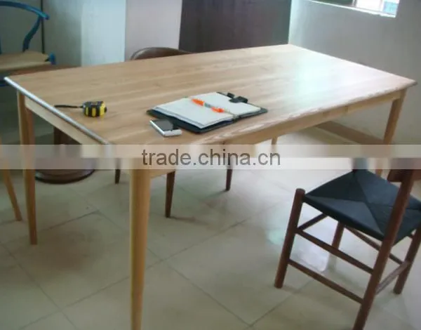 Ash Wood Rectangle Dining Table photo-3