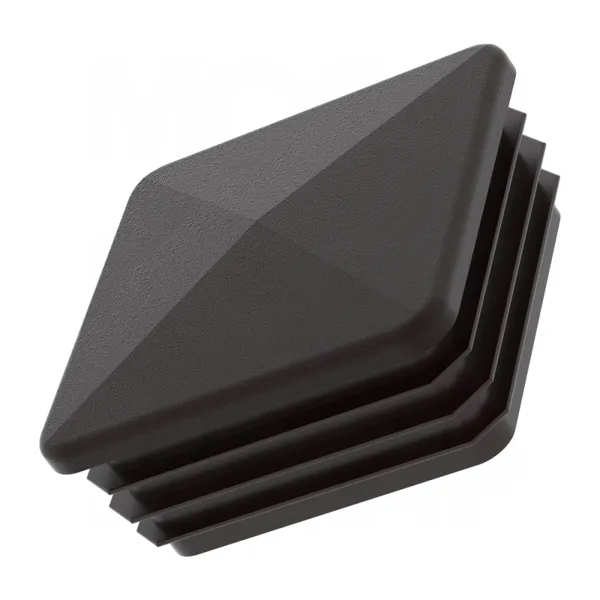 Plastic Square Cap for Aluminum Tubing Post