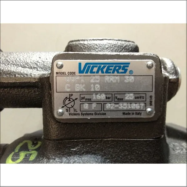 Vickers Flexible Control High Efficiency Long Service Life Plunger Pump VVP1-25-R-RM-30-C-BK-10 photo-2