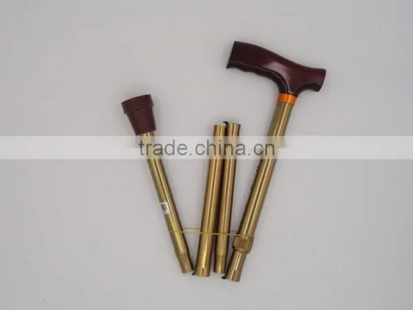 Wooden Cane Walking Sticks Golden Color photo-2